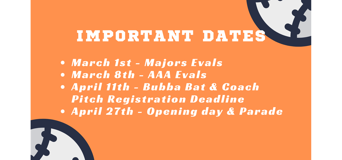 Important Dates